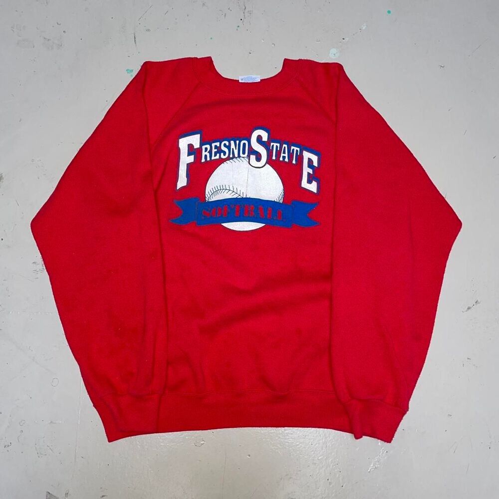 Hanes Women's Red and Blue Sweatshirt